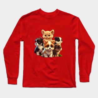 Lovely Puppies Long Sleeve T-Shirt